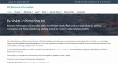 Desktop Screenshot of business-information-uk.com